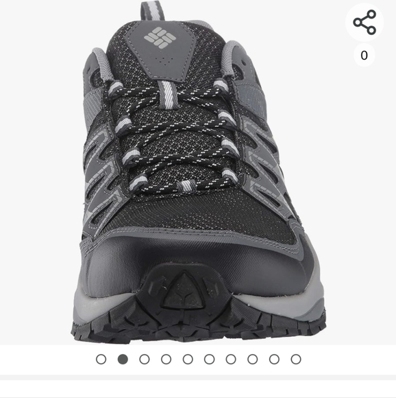 COLUMBIA Hiking Shoe, gray mens size 13 - Picture 11 of 14